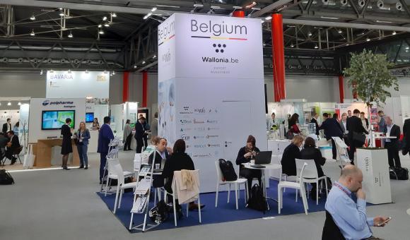 Belgischer Stand auf der BioEurope in Wien März 2019